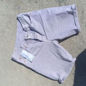 Levi's Fresh 501 93 lilac shorts , size 30